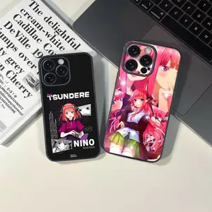 Anime Girl Nino Nakano Phone Case For iPhone 16 15 14 13 12 11 PRO MAX PLUS Mini TPU Soft to Skin-friendly case