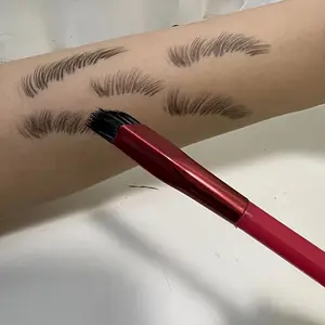 Multifunctional square three-dimensional concealer brush, oblique eyebrow brush, hairline, portable makeup brush, Cosmetic Brush