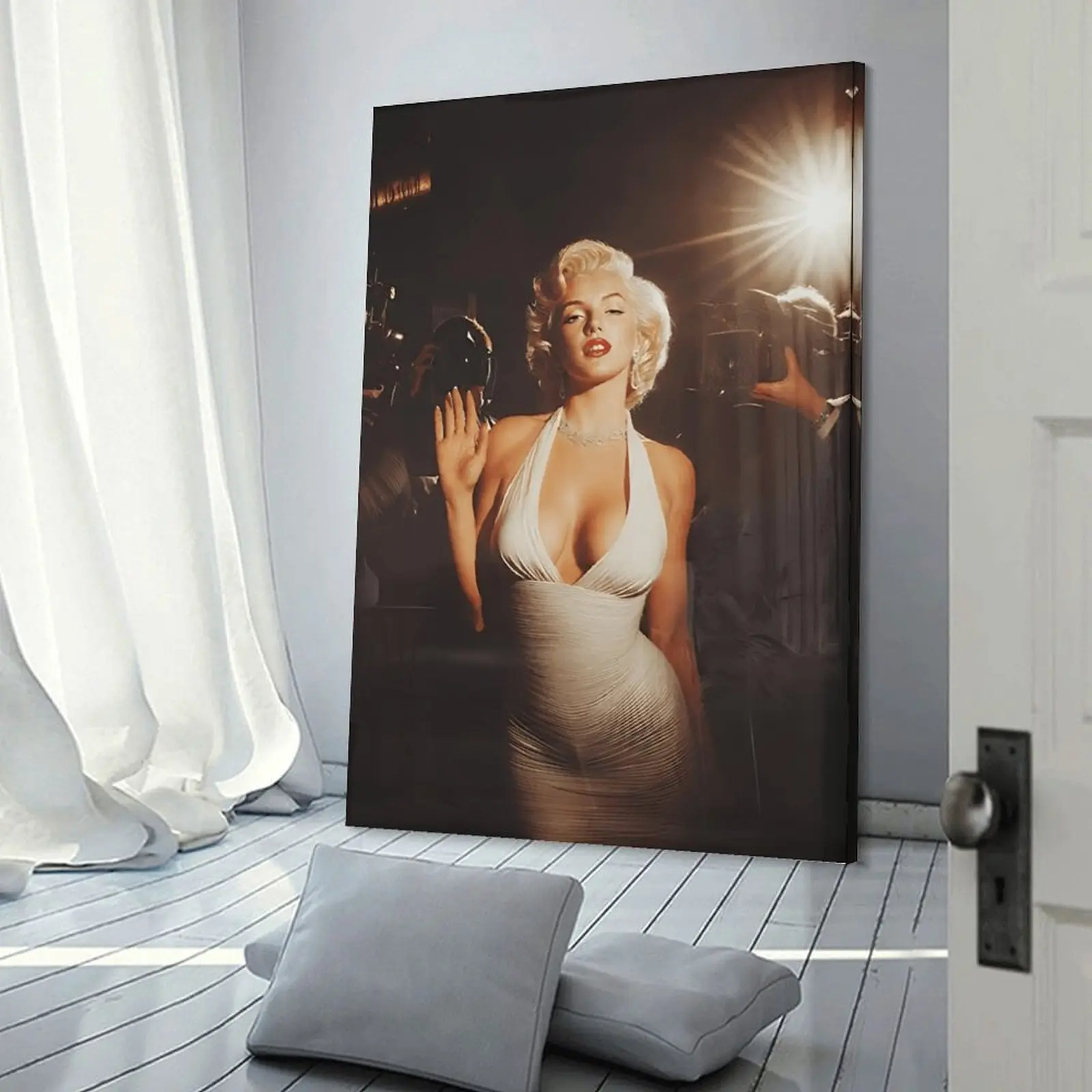 Marilyn Monroe Photography Print, Retro Glam Fashion Wall Art, Celebrity Gifts