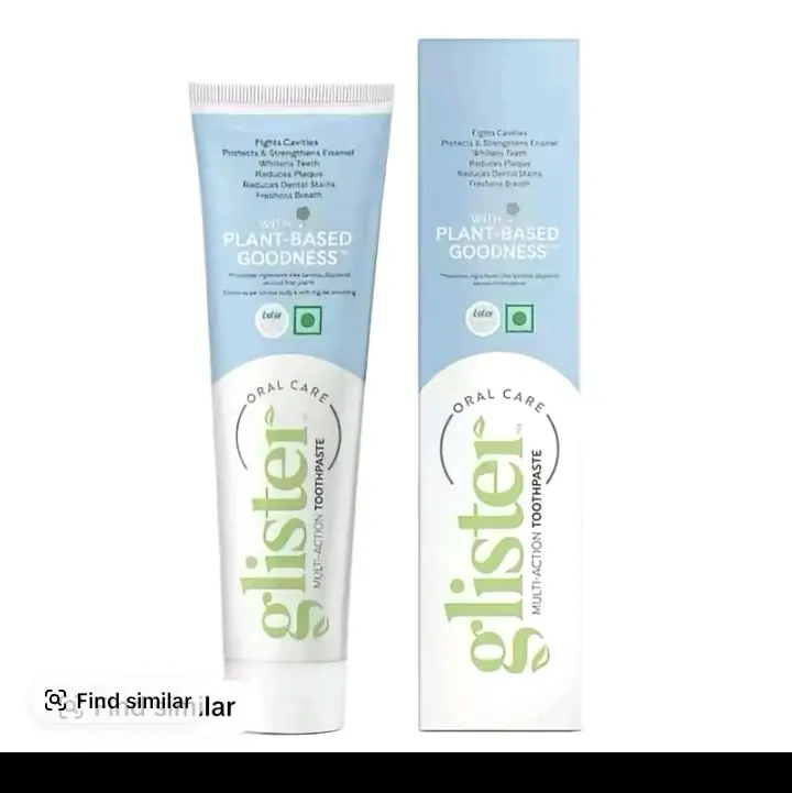 Glister Multi-Action Toothpaste with Plant-Based Goodness 200g - Herbal Care for Oral Health