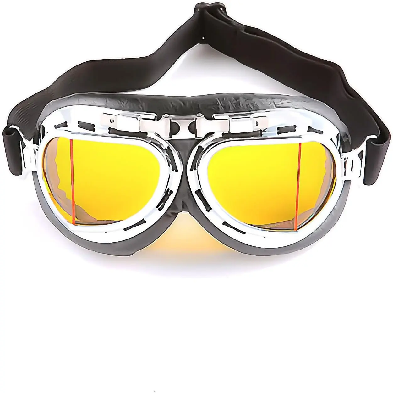 T008 Frame Silver Lens Yellow