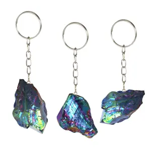 Rainbow Aura Keychain