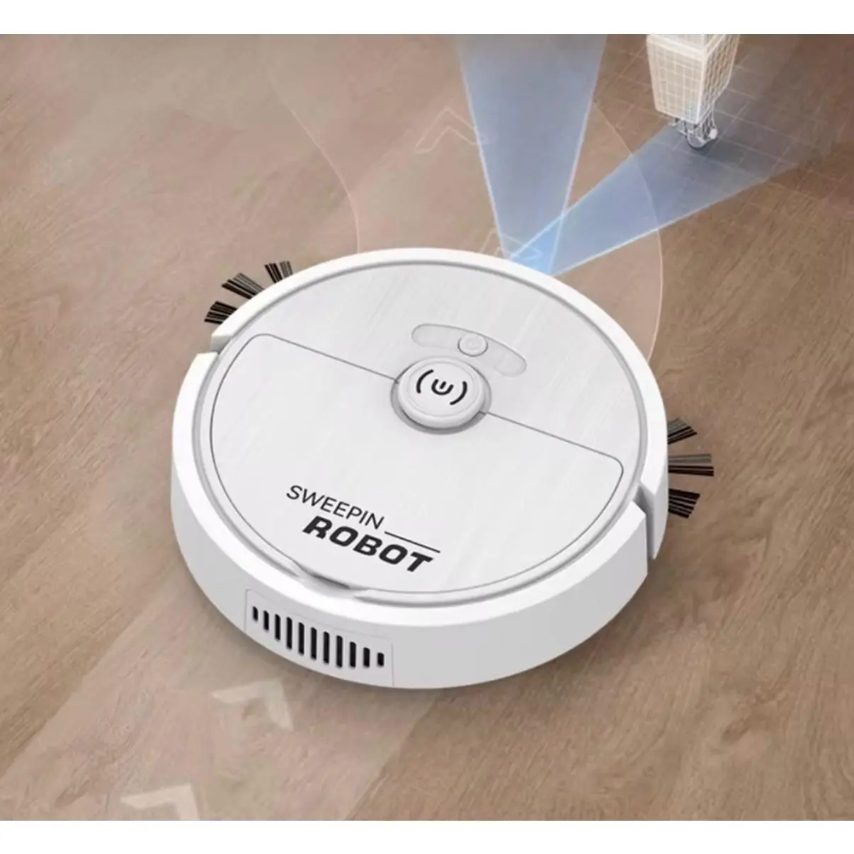 Sweepin Robot - White or Black, $25, Ideal for Home Cleaning