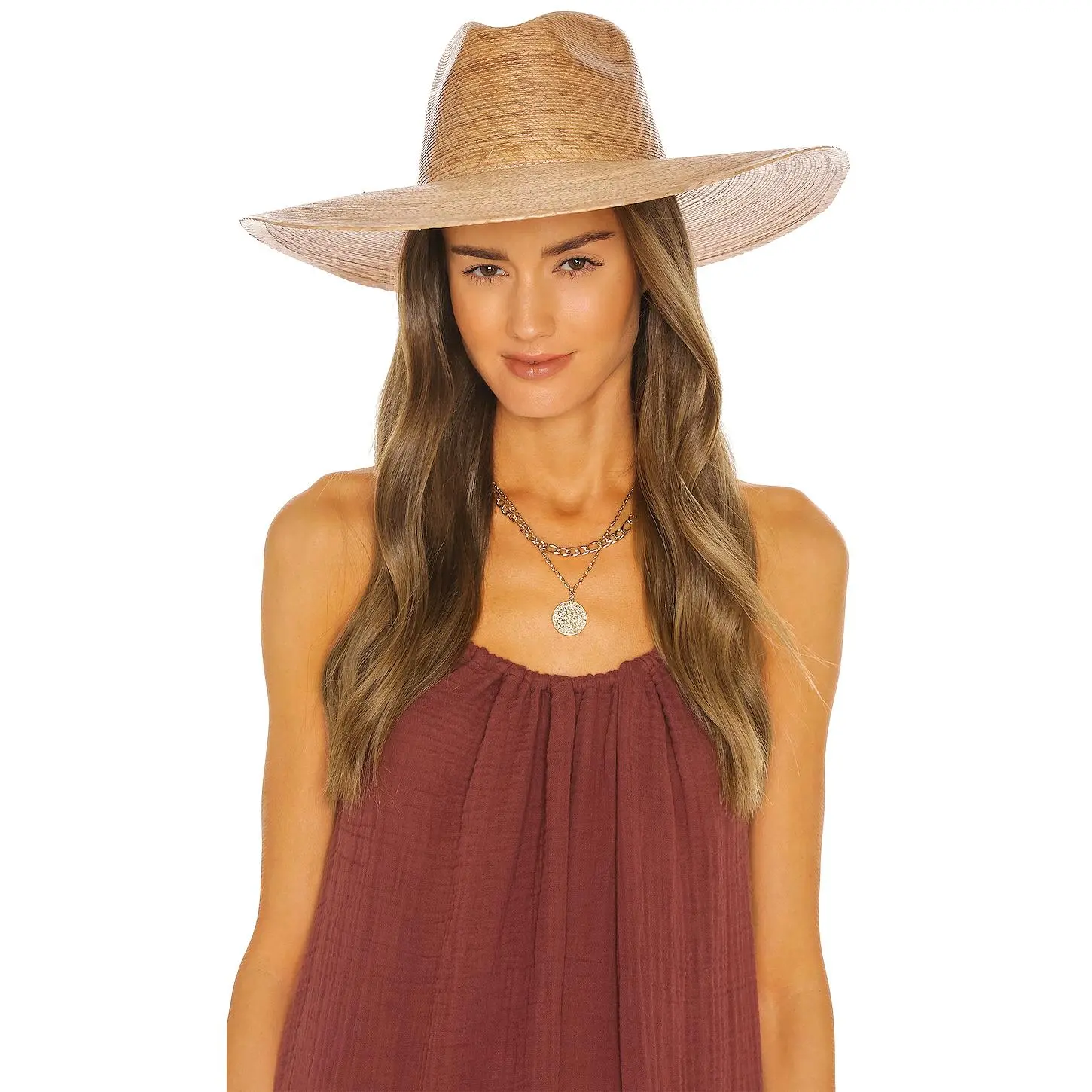 Lack of Color Palma Wide Fedora in Natural Lack of Color Palma Wide Fedora in Natural