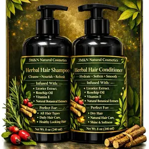 Herbal hair shampoo & herbal conditioner