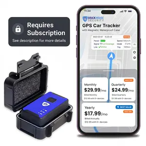BrickHouse Car Trackers for Your Vehicle (Subscription Required) - Spark Nano 7 GPS Tracker - Hidden Real-Time 4G LTE Vehicle Finder with Magnetic Case