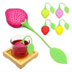 New Silicone Tea Infuser for Loose Leaf Tea, Featuring a Kettle, Strainer Ball Holder, And Herbal Spice Filter for Brewing