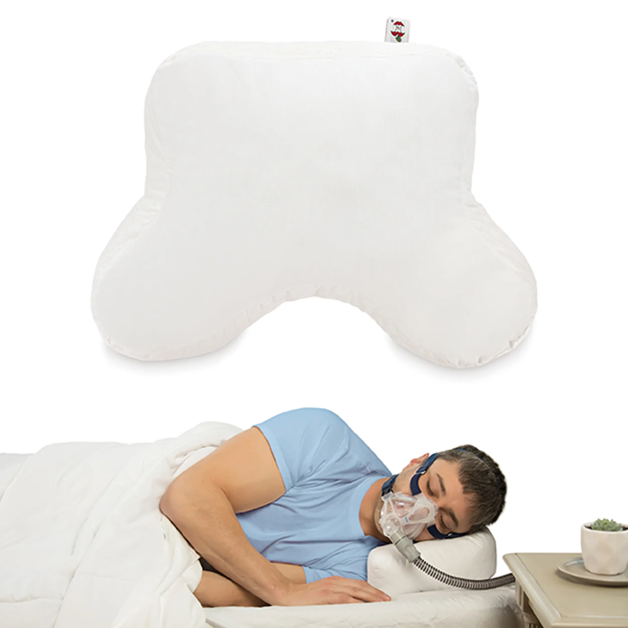 CPAP Pillow for Sleep Apnea, Side Sleepers & CPAP Mask Comfort