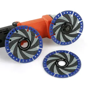 3PCS 4.5"(115MM) Diamond Cutting Wheel Cutting Saw Blades for Metal Reinforcing Steel, steel  lron Plastic stone，Universal Angle Grinder Tool Heavy Duty