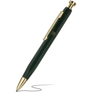312 Metal Gel Pen 0.5mm, Hexagonal Design, Green Piano Lacquer with 24K  Plated Accents, Includes One Refill, Professional Gel Pen  Box Set