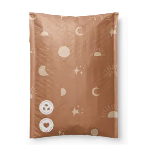 SALE - Celestial Tan Biodegradable Bubble Mailers 8.5" x 12"