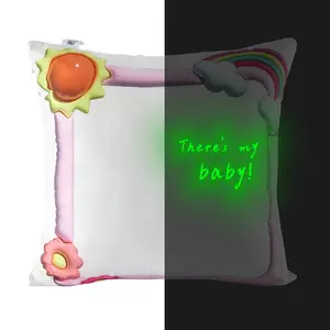 Your flashlight is the pen. This pillowcase is the paper. No ink, no limits | Ships from USA