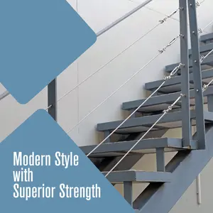 Houseables 1/16 Wire Rope, Galvanized Wire, Aircraft Cable, 1/16 Cable, Galvanized Steel Rope, 500 Feet Spool, Braided 7x7, Metal, Tension, Garage Door, Fence, Clothesline, Outdoor, Heavy Duty, 520 LB