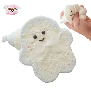 wenqingsquishy - Christmas Gingerbread Man [Handmade TabaSquishy] [Full silicone rebom squishy] [Fidget Toy] [Squishy Toy] [202g]