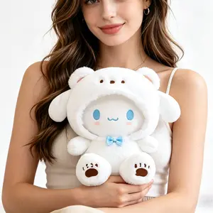 Sanrio Hello Kitty Kuromi Pacha Yugui Dog 8.66in Plush Figurines, Soft Stuffed Animals, Home Decor Doll Ornaments, Ideal Gifts for Kids
