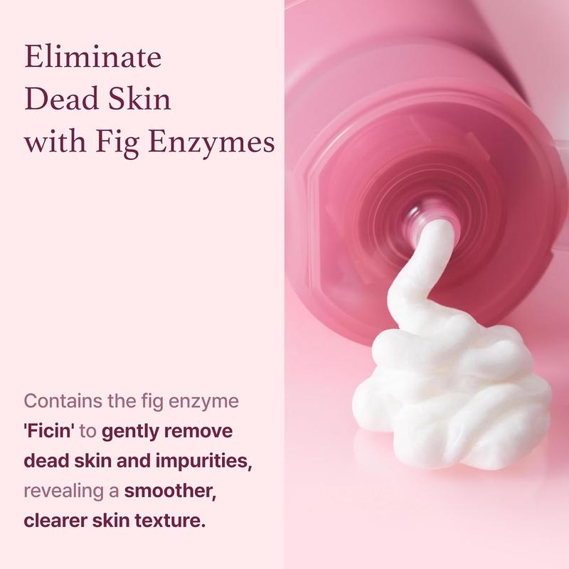 [I’m From Official Shop] Fig Foam Cleanser | Korean Daily Gentle Face Wash for Oily, Sensitive Skin, Sebum Control, Mild Alkaline, Creamy Bubble, Lather, Exfoliating, Vegan, Hydrating, Facial Wash Facial Cleansing Skin Repair Skincare Comfort