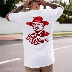 Trump Say When Vintage Cowboy Graphic Tee