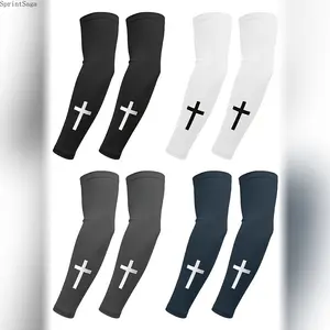 4 Pack Cooling Arm Sleeves, UV Protection Sun Sleeves, Breathable Lightweight Stretch Fit, Solid Color Arm Covers for Men Women, Ideal for Cycling, Driving, Outdoor Activities, Daily Wear