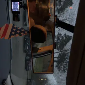 11.81 Inch Panoramic Convex real view Mirror, Interior Clip-on Wide Angle to Reduce Blind Spot Effectively for Car SUV Trucks Clear Visibility Safety Install Rearview High Definition