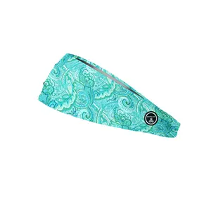 RAVEbandz The Pro - Wide Stretch Headband (Tiffany Paisley)