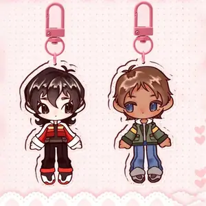 Voltron Legendary Defender Keith and Lance Keychain - Cute Chibi Anime Character Acrylic Charms, Unique Keychains for Personal Style, Cute Keychains for Bags and Keys, Durable, Lightweight and Perfect for Personal Style, Collecting and Gifting