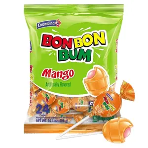 COLOMBINA BON BON BUM MANGO 3-Pack Bundle-combo 14.4 OZ