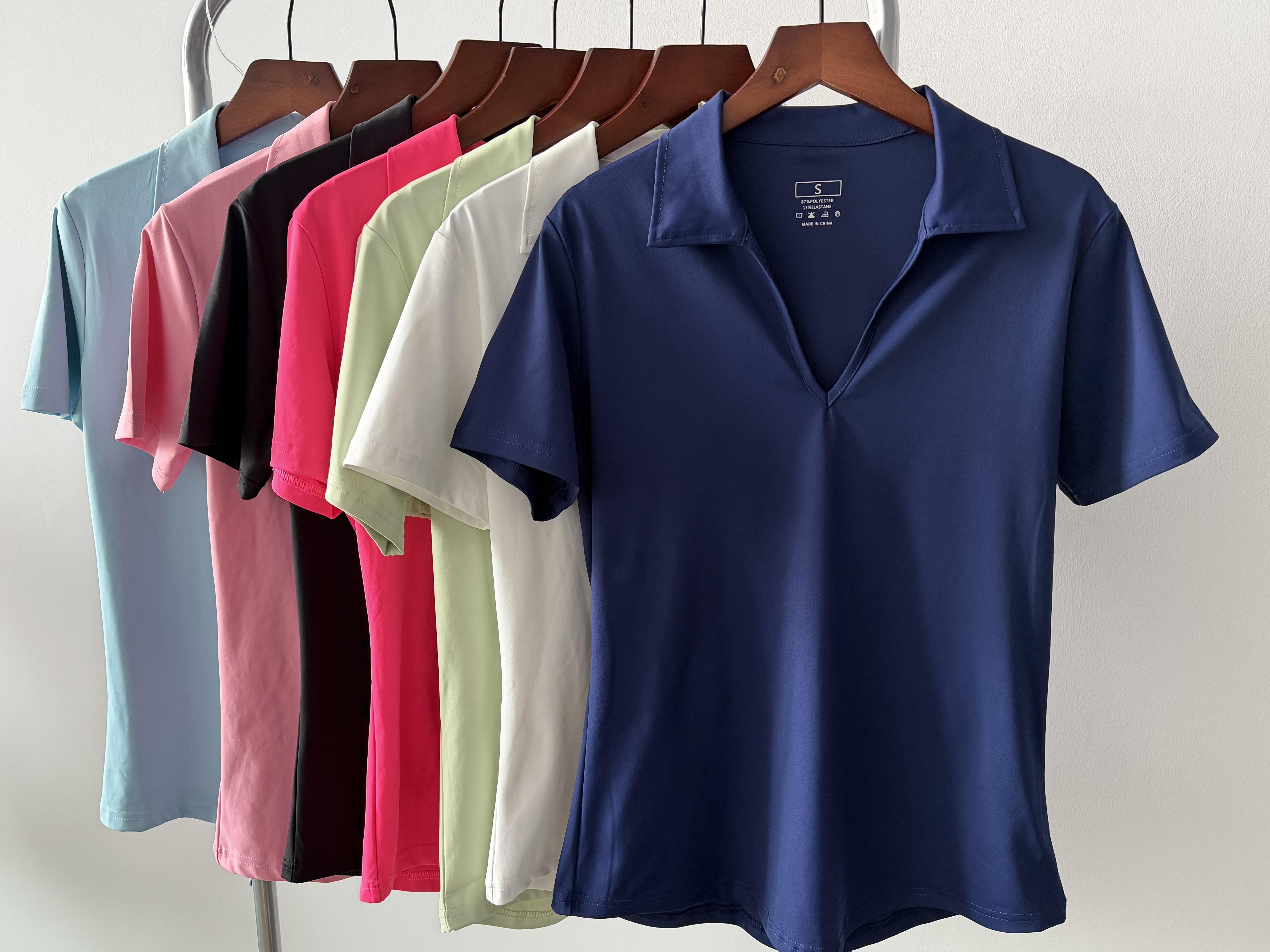 Buy 1 Get 1 Free Women’s Sporty Polo Top – Breathable V-Neck Activewear, Lightweight & Easy-to-Wear for Gym or Casual Summer Style Buy 1 Get 1 Free Women’s Sporty Polo Top – Breathable V-Neck Activewear, Lightweight & Easy-to-Wear for Gym or Casual Summer Style