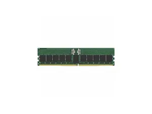 Kingston RAM Module - For Rack Server - 32 GB - DDR5-6400/PC5-51200 DDR5 SDRAM - 6400 MHz Dual-rank Memory - CL52 - 1.10 V - ECC - Registered - 288-pin - DIMM - Lifetime Warranty