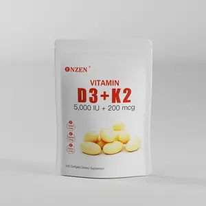 NZEN Vitamin D3 K2 Supplement Softgels （240Capsules/300Capsules）- Dietary, Healthcare Wellness