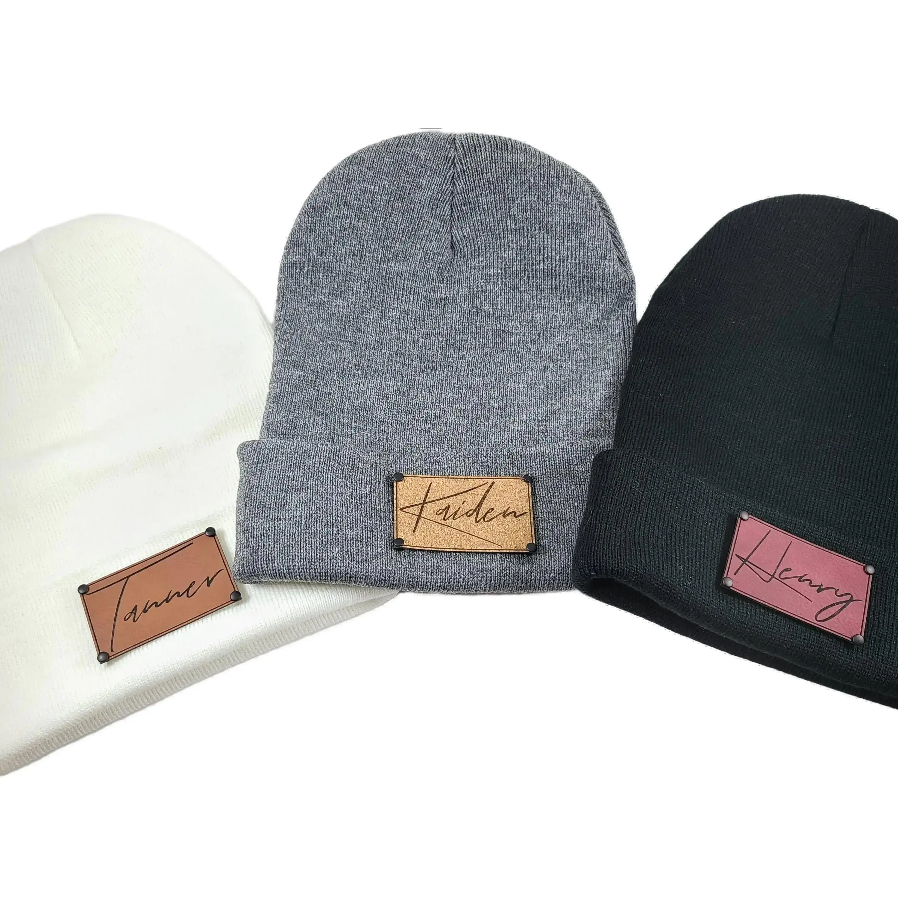 Custom Personalized Winter Slouchy Beanie Fashion for Him, Fashion for Her, Company Beanie, Company Logo, Name Hat, Christmas Gift, Company Logo