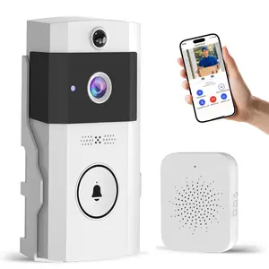U9 Video Doorbell & Intercom Camera — Real-time Monitoring, Cloud Storage, HD Infrared Night Vision, App Push Notifications, Two-Way Audio, Voice Changer (Male Voice), Ultra-Long Standby — Indoor/Outdoor Surveillance Camera for Home Security Systems