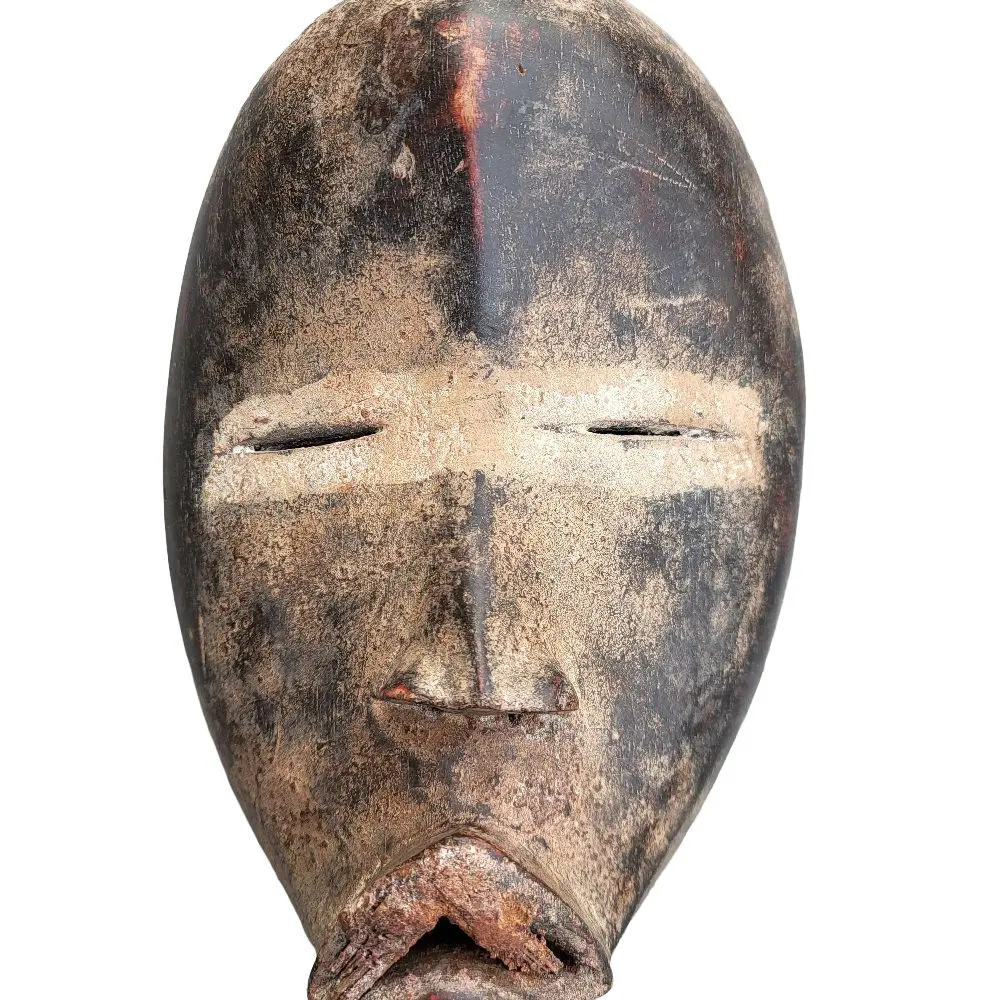 Antique African Dan Mask from Cote d'Ivoire Ivory Coast West African Ceremonial Mask Acquired from Salaga Market Authentic Artwork
