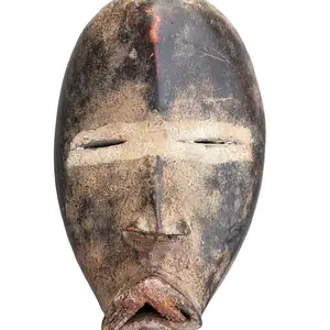 Antique African Dan Mask from Cote d'Ivoire Ivory Coast West African Ceremonial Mask Acquired from Salaga Market Authentic Artwork