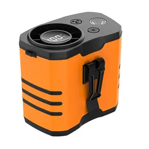 WAFTING Portable Waist Fan with LED Lighting, 12,000 rpm Ultra Power, 10,000mAh Battery and USB-C Fast Charging, 10 Speed Settings