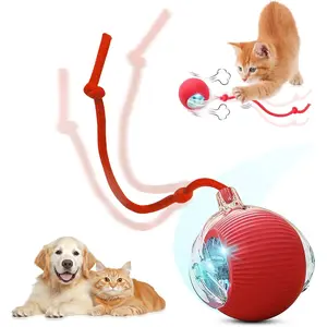 Electric Pet Toy Ball for Cats & Dogs, Automatic Rolling Ball, Self-Entertainment Stress Relief Interactive Plaything, Durable Design for Daily Fun