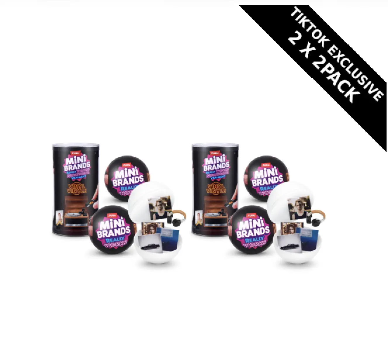 Mini Brands Vinyls Capsule 4 PACK by ZURU (Exclusive 18 Years+) Mini Brands Vinyls Capsule 4 PACK by ZURU (Exclusive 18 Years+)