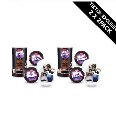Mini Brands Vinyls Capsule 4 PACK by ZURU (Exclusive 18 Years+)