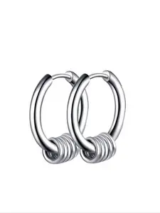 Men's Minimalist Circle Earrings, Dainty Lightweight Hoops, Lightweight Design for Daily Wear & Casual Occasions, Perfect Gift, Fashion Accessory for Any Event