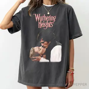 Youth & Adult Wuthering Heights Classic Novel 2026 Shirt, Emerald Bookish Graphic Tee, Gothic Literature Reader Gift Unisex T-Shirt