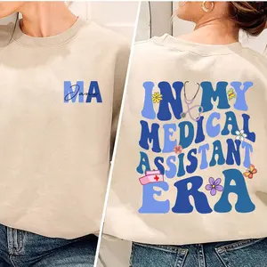 In My Medical Assistant Era Sweatshirt, Custom Medical Assistant Shirt, CMA Shirt, Nursing Assistant, Nurse Healthcare Shirt, Medical School Gift