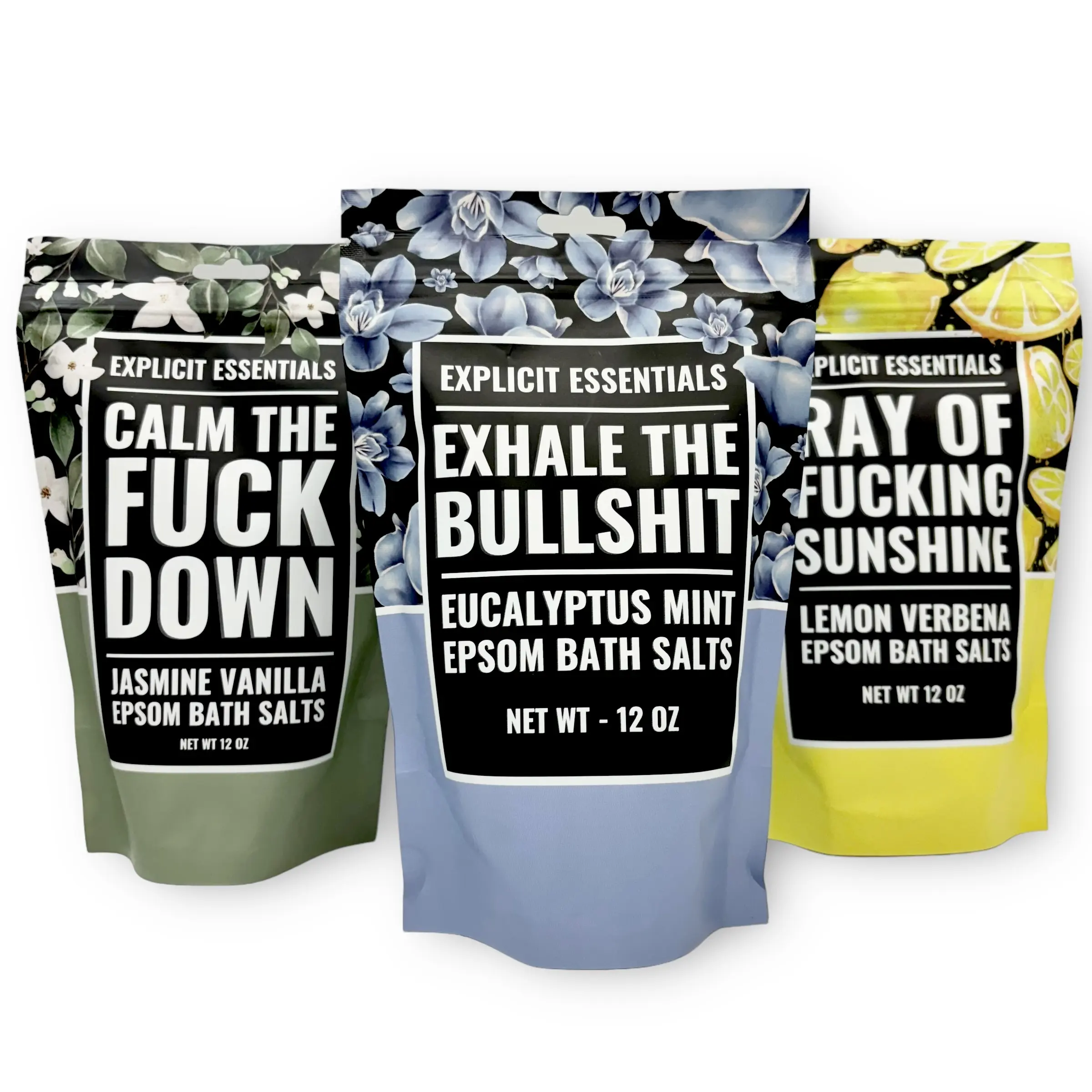Bath Salt Gift Set, Self Care Gift Idea, Epsom Salt