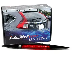iJDMTOY Dark Smoked Lens Full LED High Mount Third Brake/Stop Light Assembly For 2012-2016 Honda CR-V