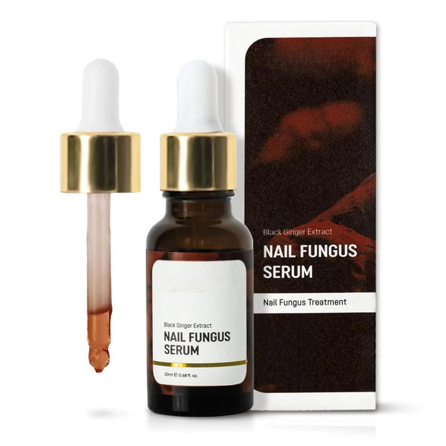 Abera Maximum Strength Nail Repair Serum Intensive Care for Damaged & Hardened Nails Supports Healthy Nails Quick-Drying Formula for Fingernails & Toenails Red Dual-Action Restoration