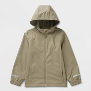 Kids' Rain Jacket - Cat & Jack Olive Green L