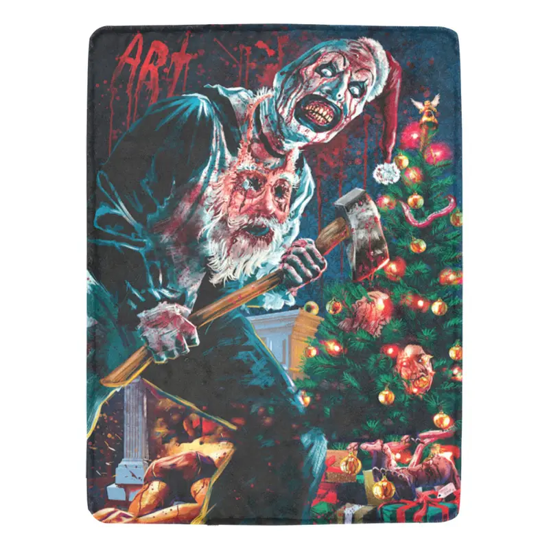 Horror Movie Blanket Ultra-Soft Micro Fleece Blanket Comfortable Air Conditioning Blanket Halloween Decoration Gifts Blankets for Bed Couch Chair Living Room horror  blanket soft comfortable