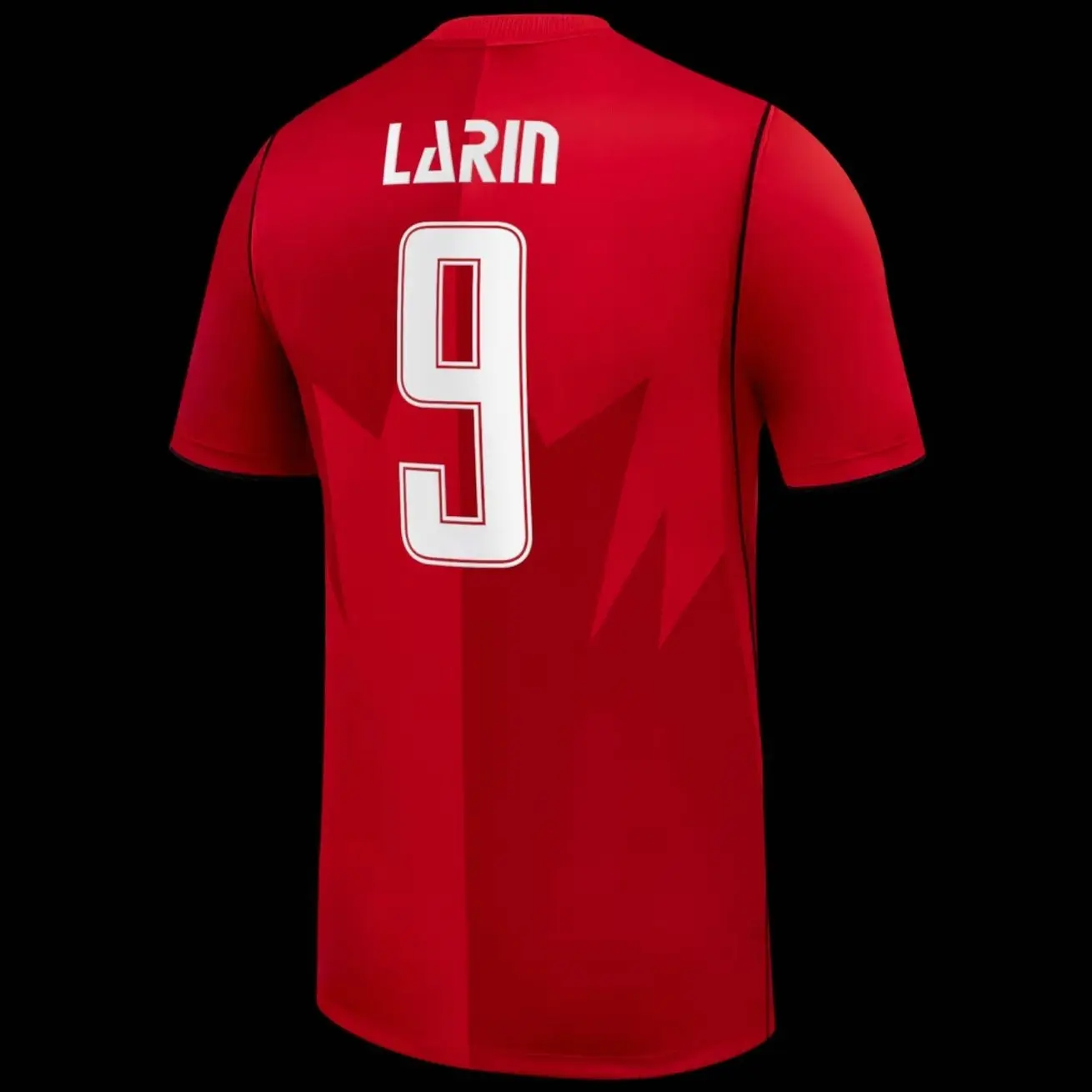 Unisex Soccer Mens Athletic Short Sleeve Football Shirt Sports Fan Training Top Breathable Lightweight Casual Streetwear Larin 2026 Home Stadium Replica Jersey - Red