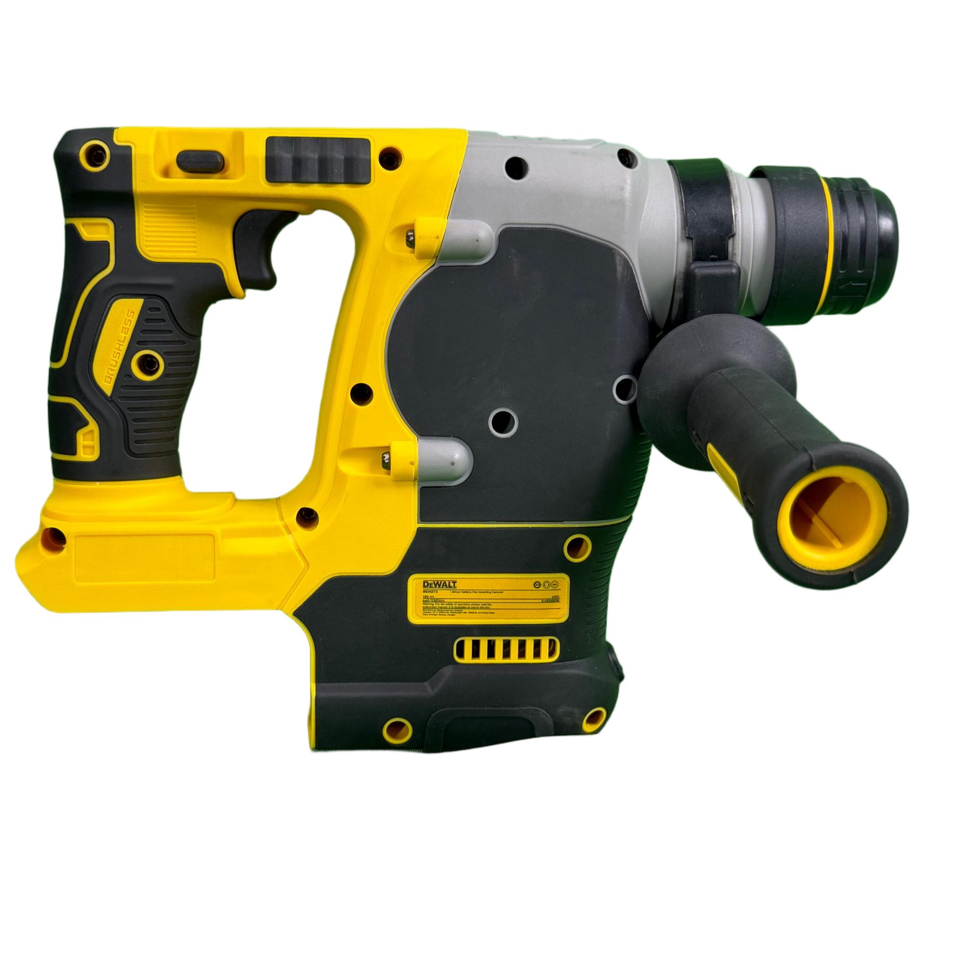 DEWALT DCH273 20V Brushless Cordless Rotary Hammer 2.1JImpact Energy with 6.0Ah Battery Power Tool for Concrete Brickand Stone Drilling Compact Rotary Hammer with 360 DegreeAuxiliary Handle and Stable Performance