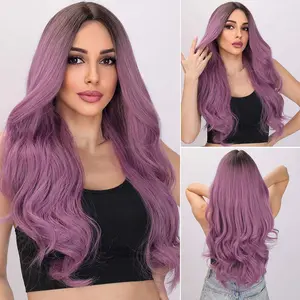 SMILCO/28-inch | Purple Loose Wave without Hair Bangs | SM5120