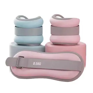 Thickened Sandbag Dance Running Home Training Outdoor Sports Fitness Invisible Professional Sandbag for Men and Women 0.5KG Adjustable Ankle Weights Comfortable Durable