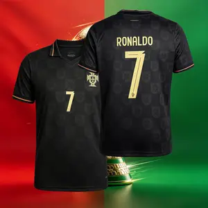 2026 Portugal National Home Away 7# Cristiano Ronaldo Short And Long Sleeve Soccer Jersey Fans Version Breathable